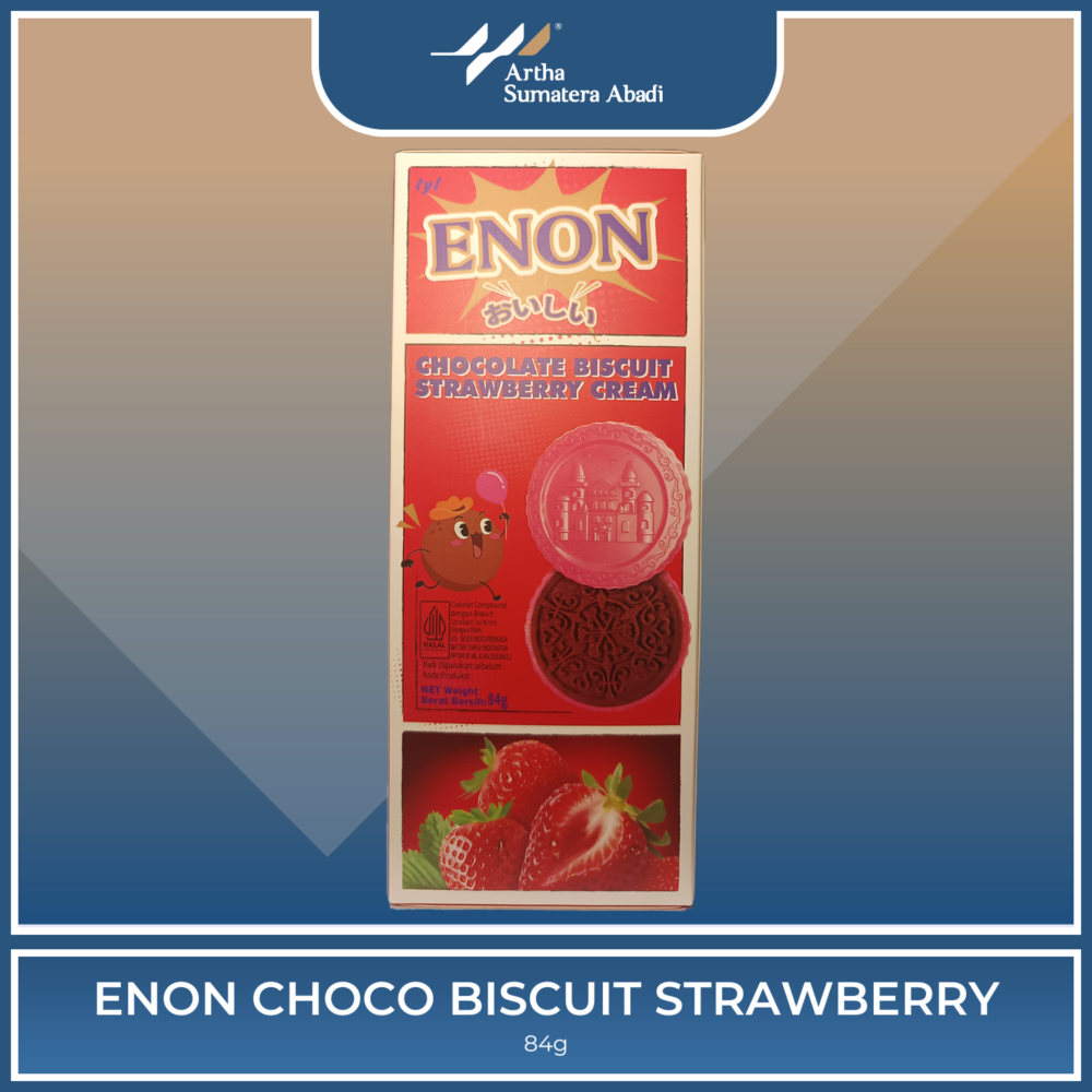 Enon Choco Biscuit Strawberry