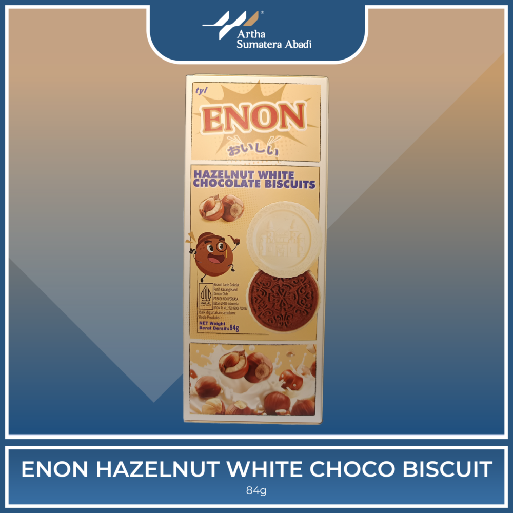 Enon Hazelnut White Choco Biscuit