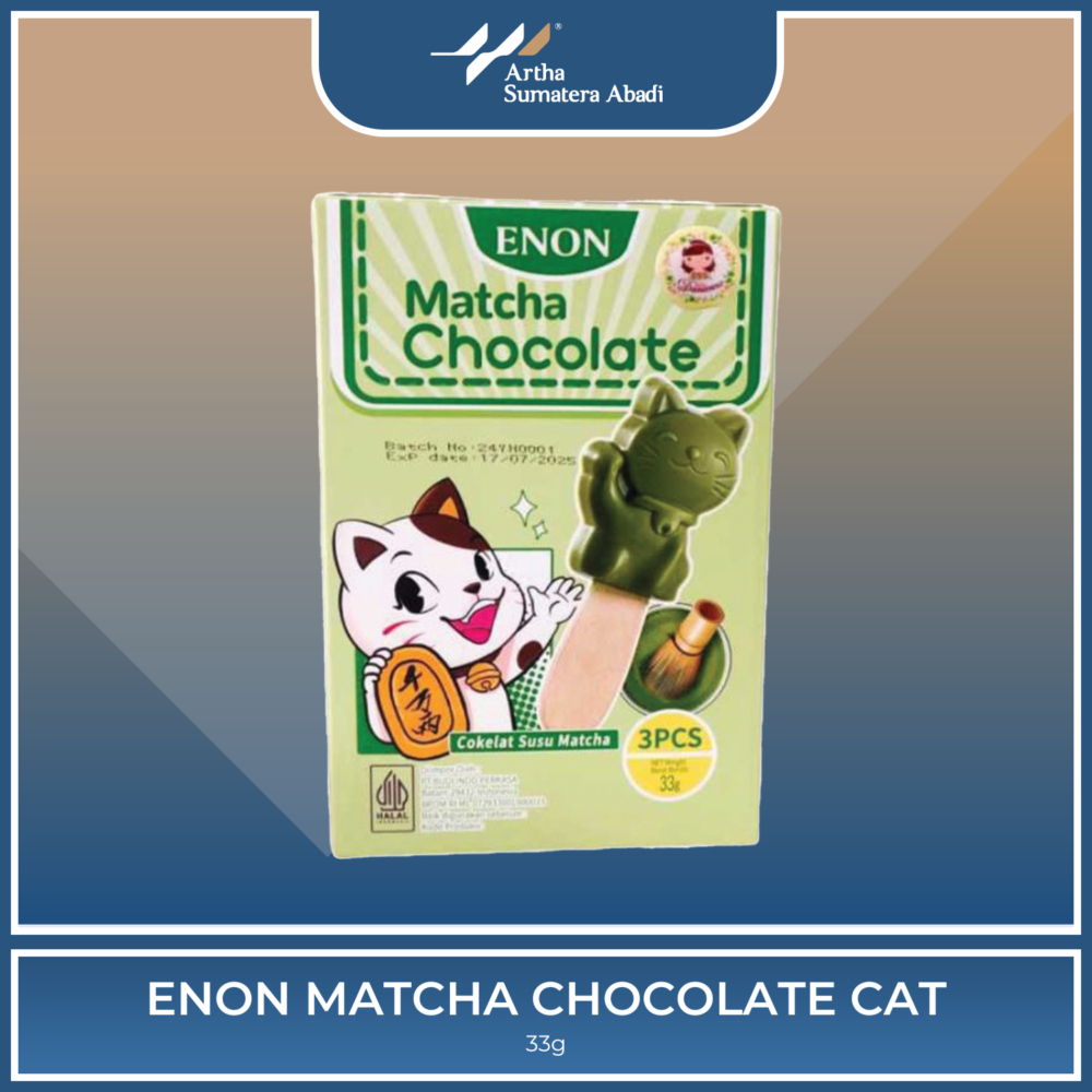 Enon Matcha Chocolate Cat