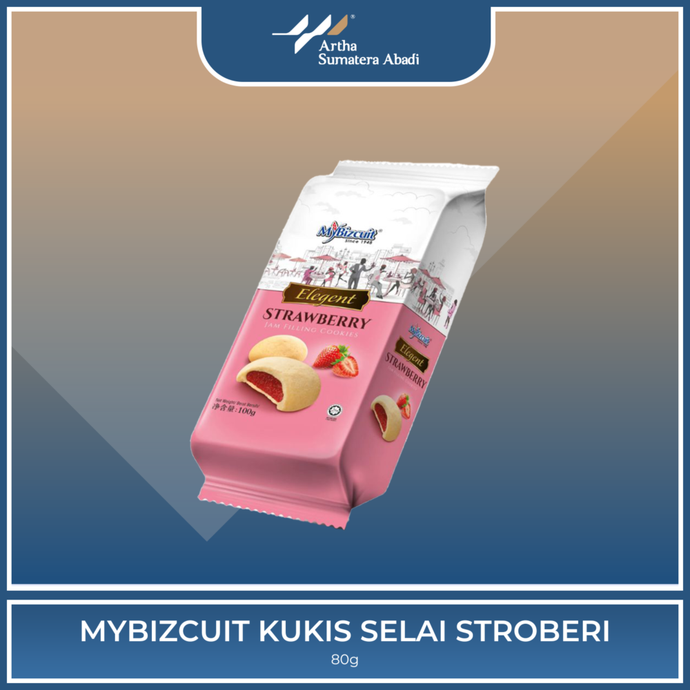 Mybizcuit Kukis Selai Stroberi