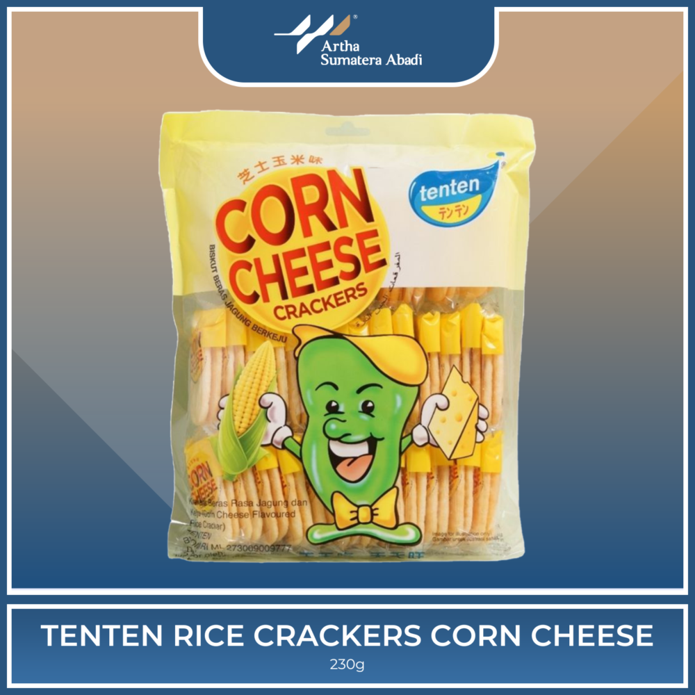 Tenten Rice Crackers Corn Cheese