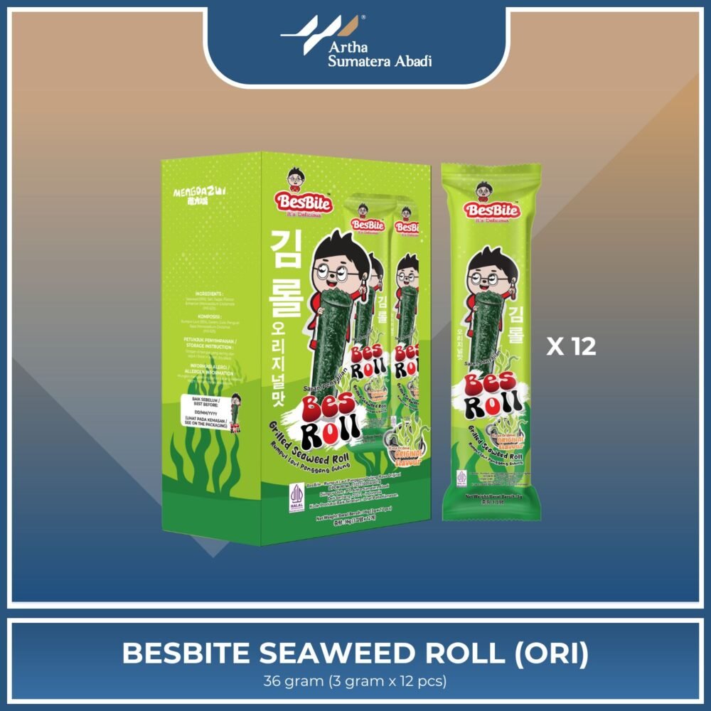 BESBITE SEAWEED ROLL ORI 36G(3Gx12)x12