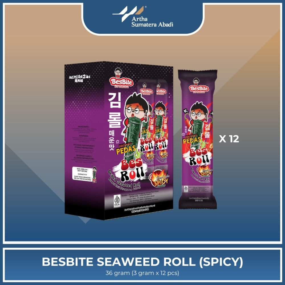BESBITE SEAWEED ROLL BBQ 36G(3Gx12)x12